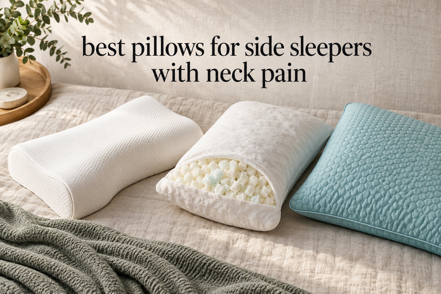 best pillows for side sleepers with neck pain