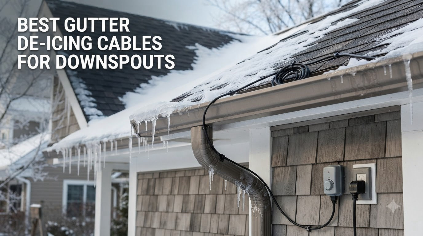 Best gutter de-icing cables for downspouts