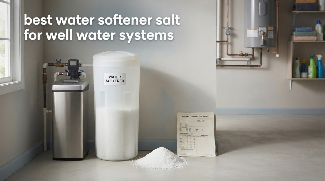 best water softener salt for well water systems