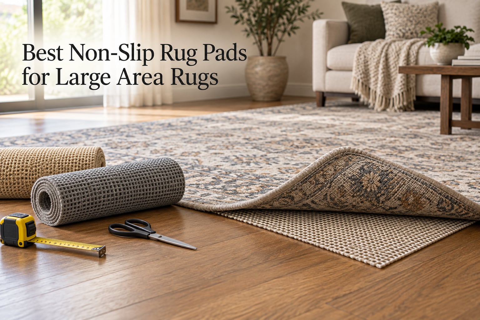 Best Non-Slip Rug Pads for Large Area Rugs