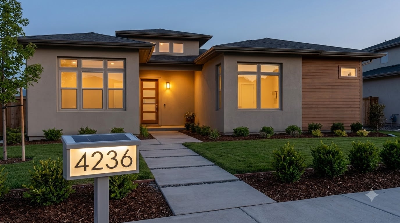 Best LED illuminated address signs for better delivery visibility