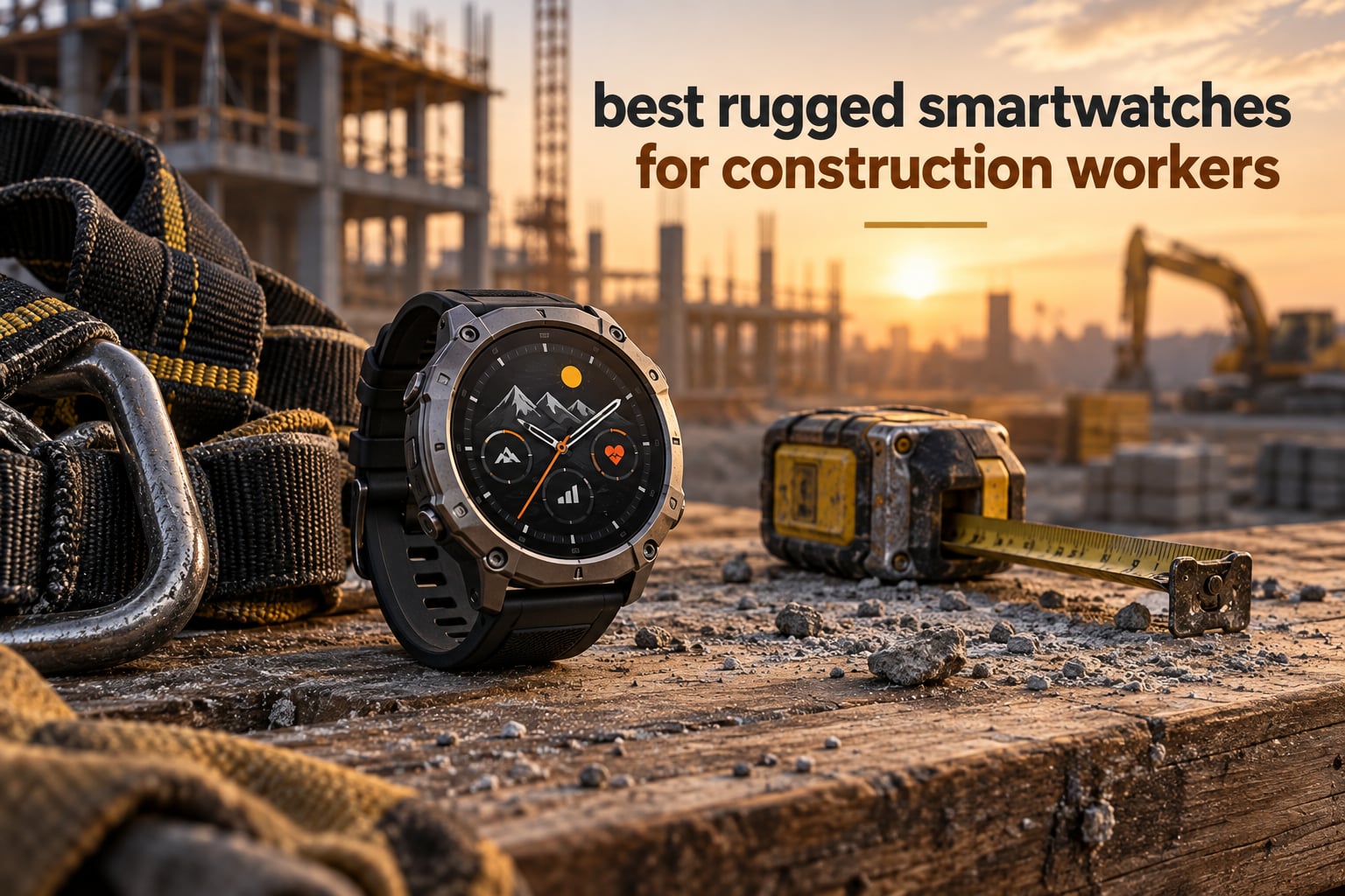 best rugged smartwatches for construction workers
