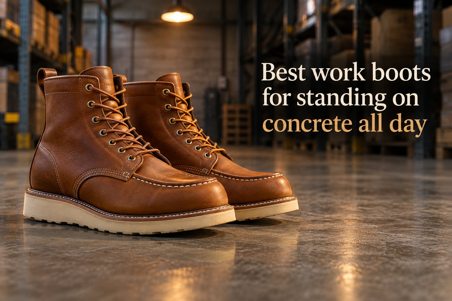 Best work boots for standing on concrete all day