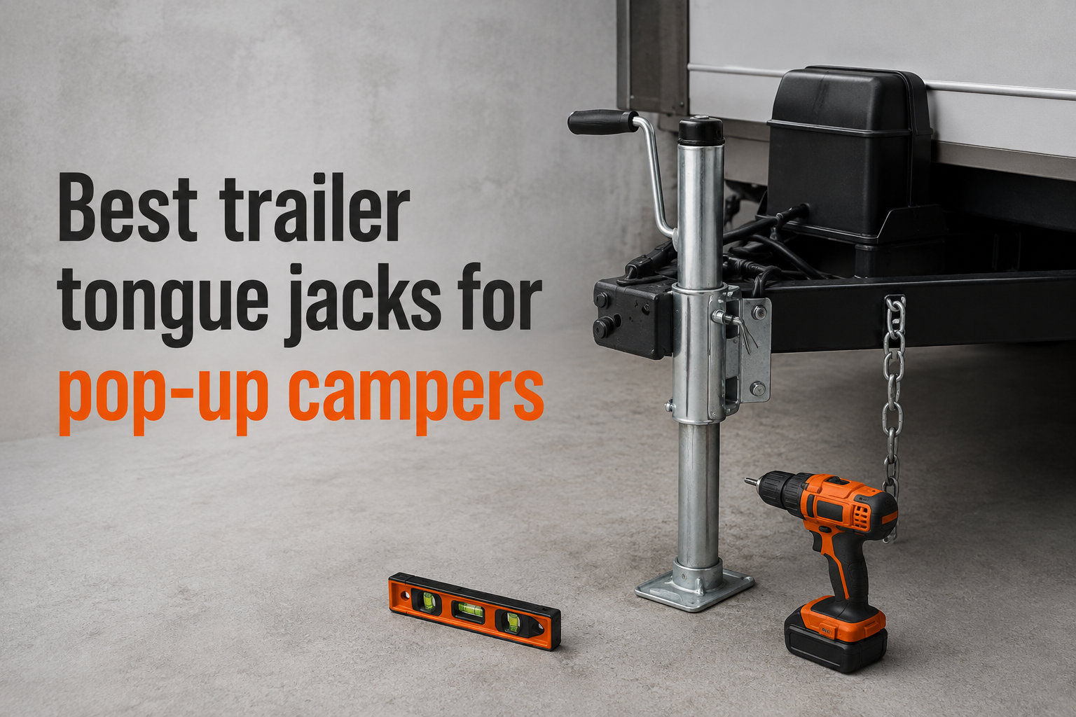 Best trailer tongue jacks for pop-up campers