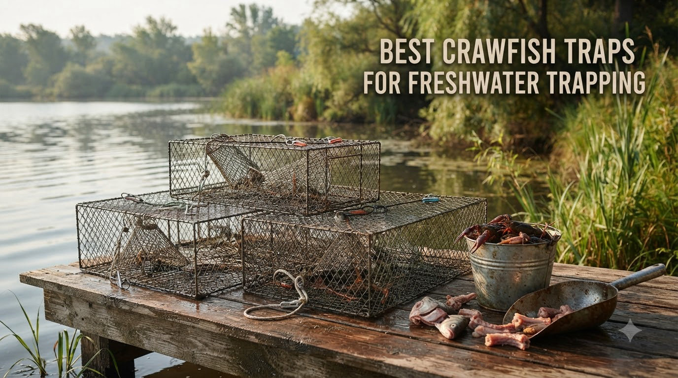 Best crawfish traps for freshwater trapping