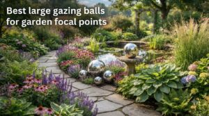 Best large gazing balls for garden focal points