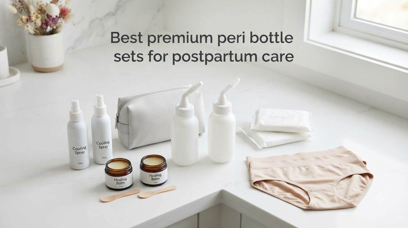 Best premium peri bottle sets for postpartum care
