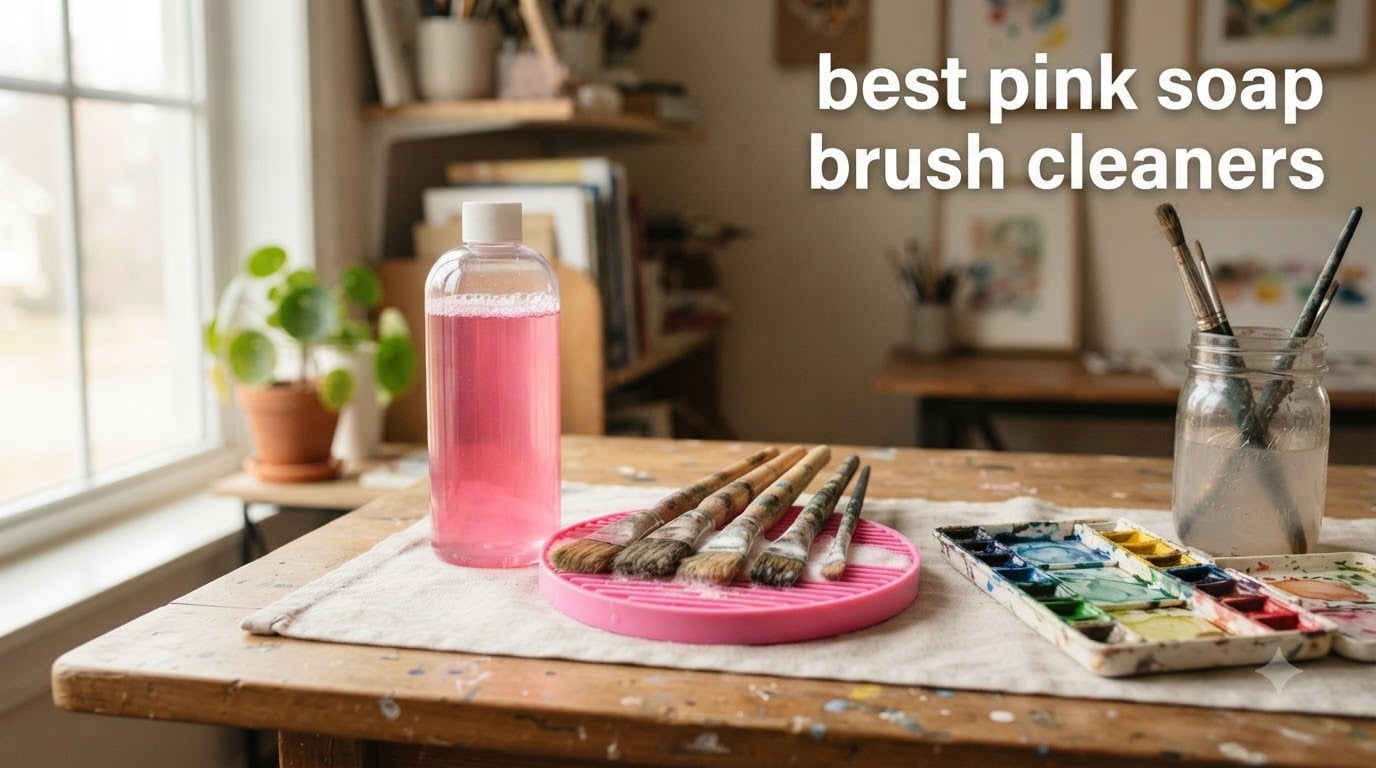 best pink soap brush cleaners