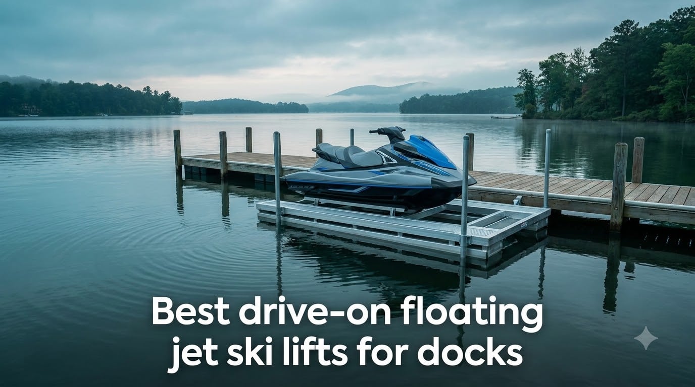 Best drive-on floating jet ski lifts for docks