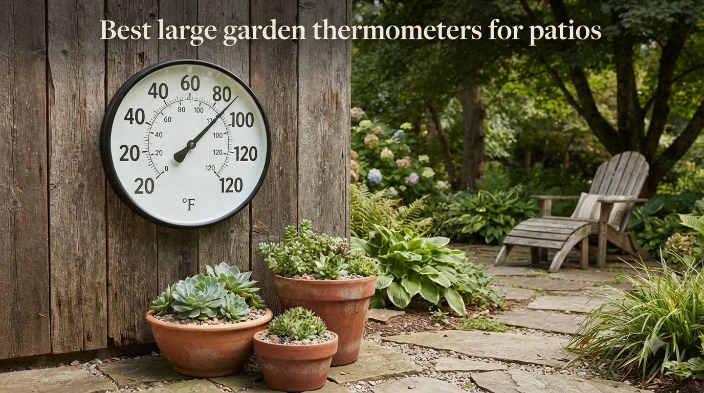 Best large garden thermometers for patios