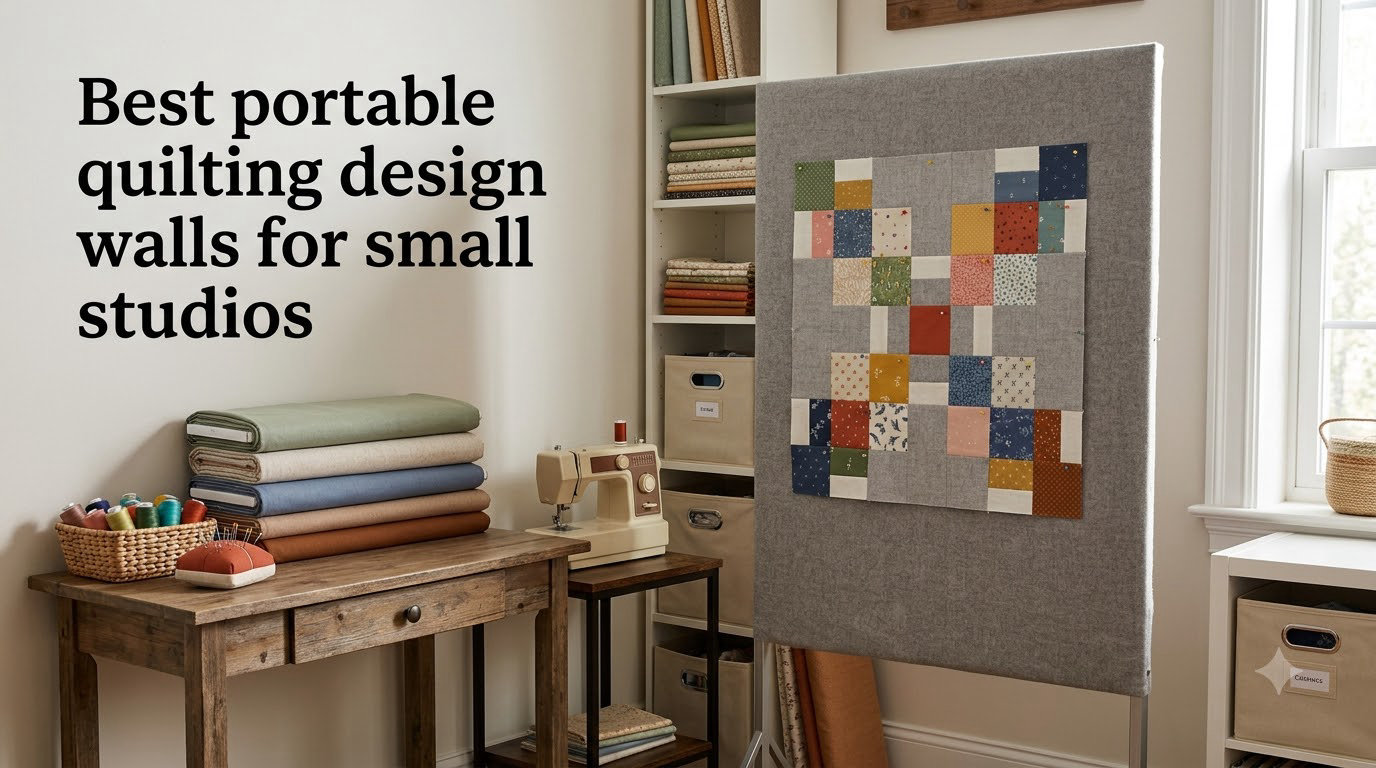 Best portable quilting design walls for small studios