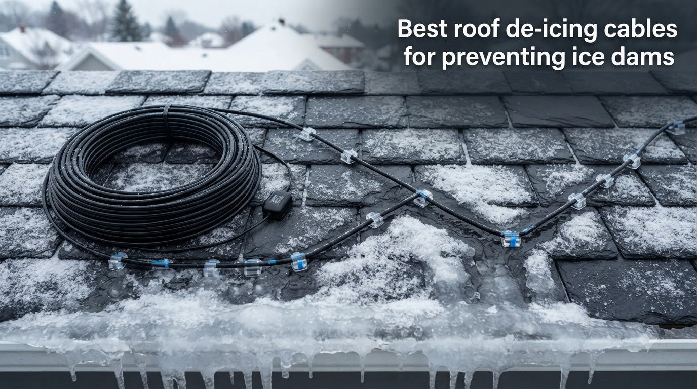 Best roof de-icing cables for preventing ice dams