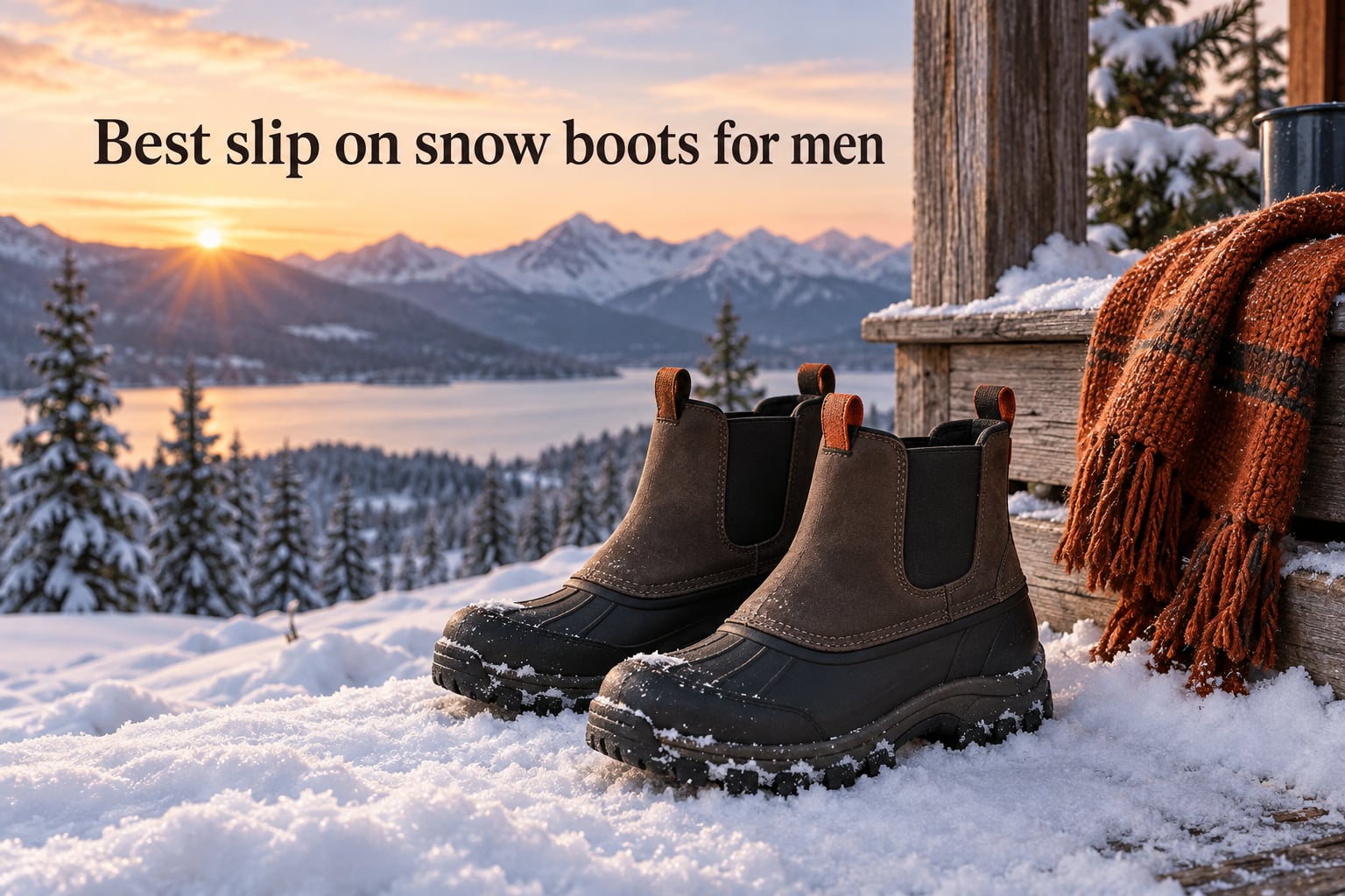 Best slip on snow boots for men