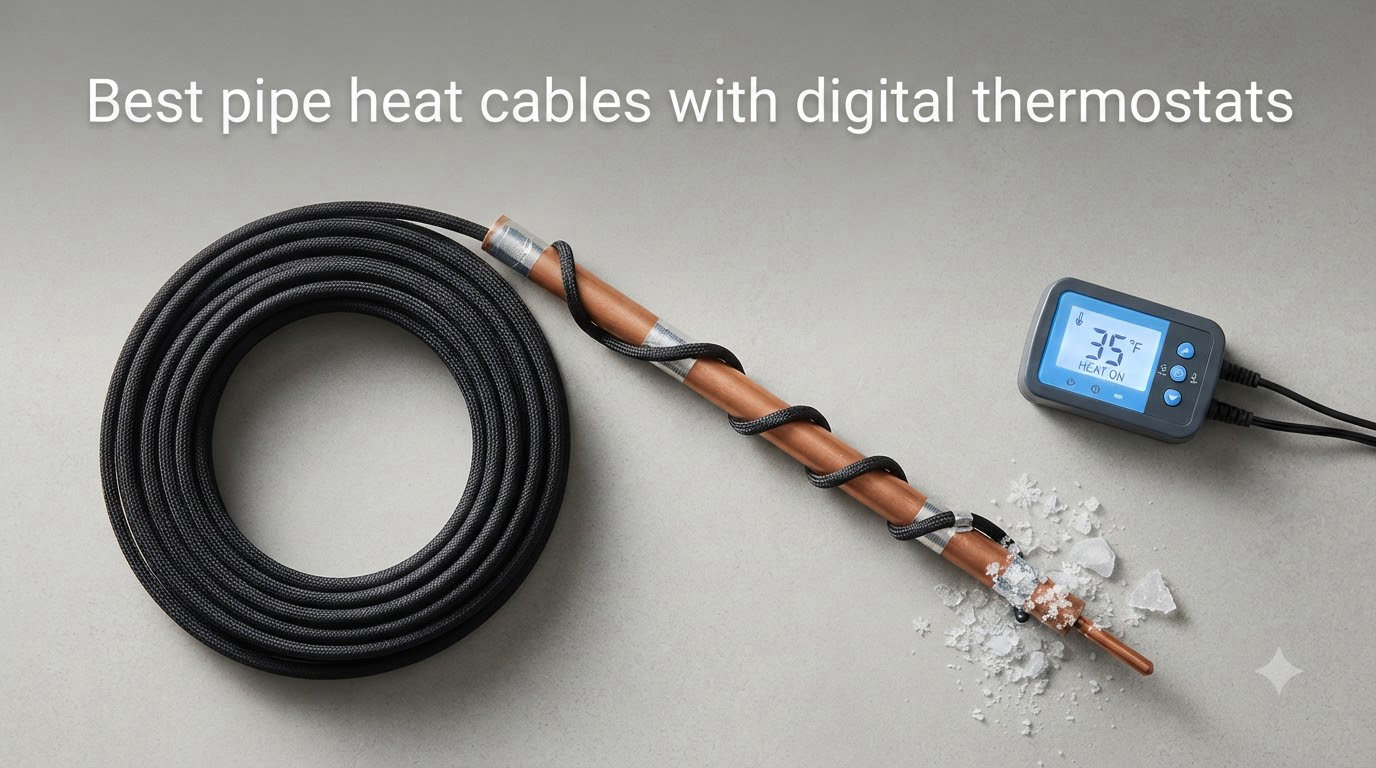 Best pipe heat cables with digital thermostats