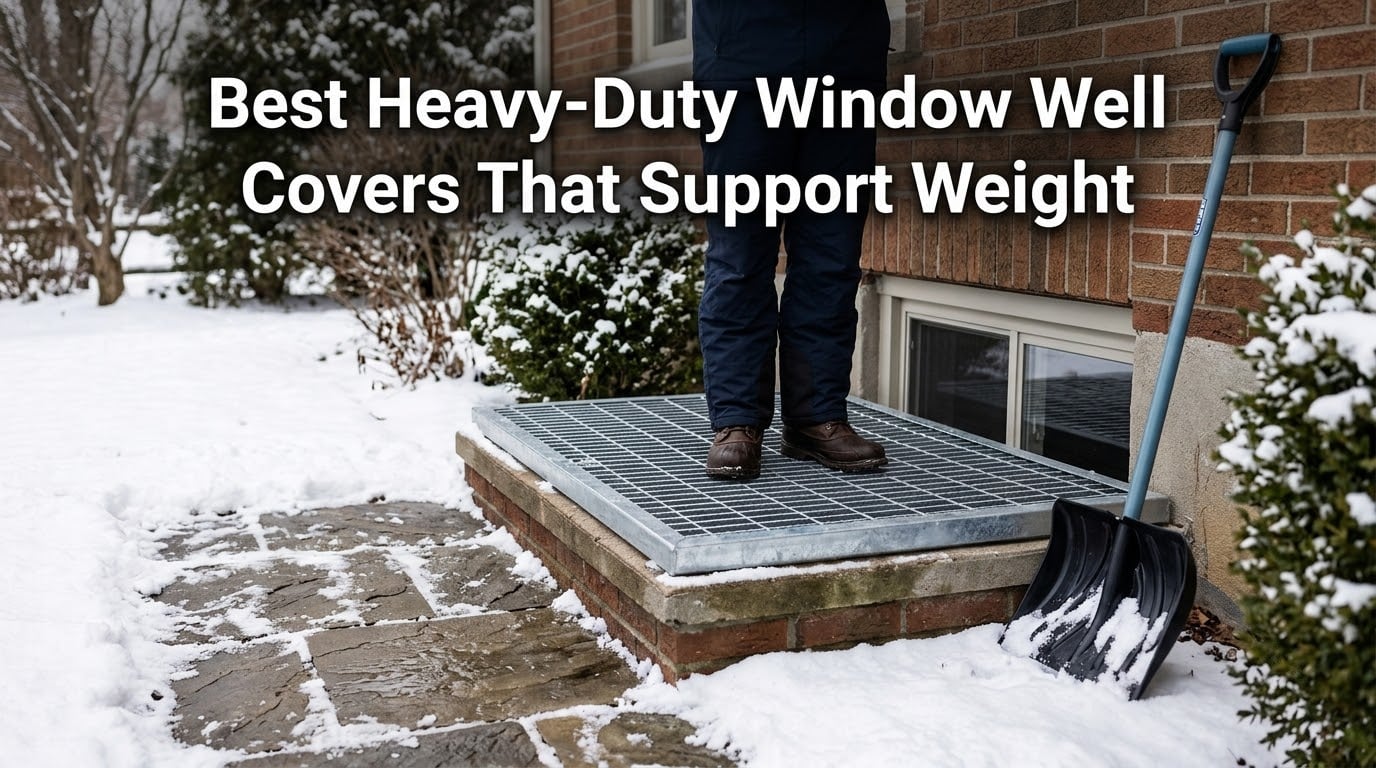 Best Heavy-Duty Window Well Covers That Support Weight
