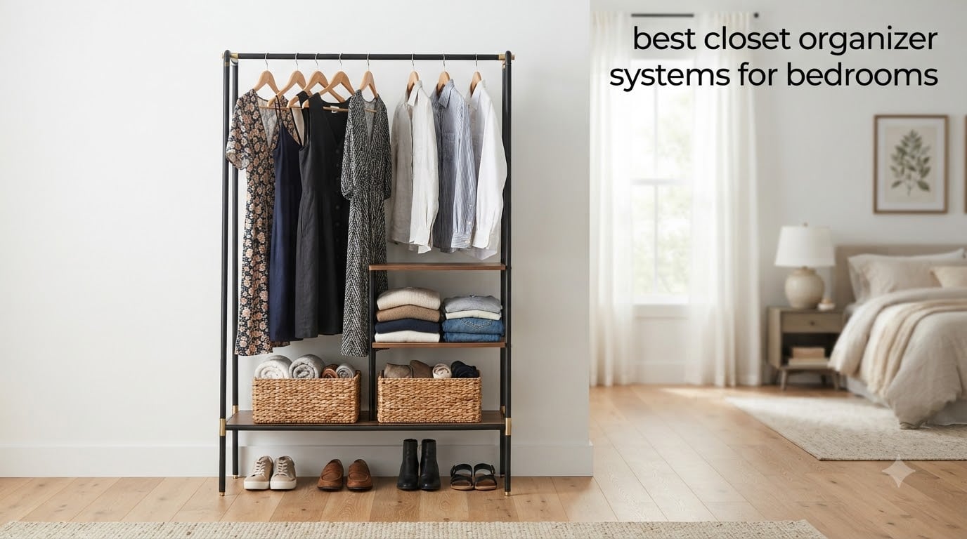 best closet organizer systems for bedrooms