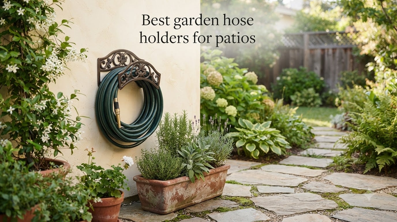 Best garden hose holders for patios