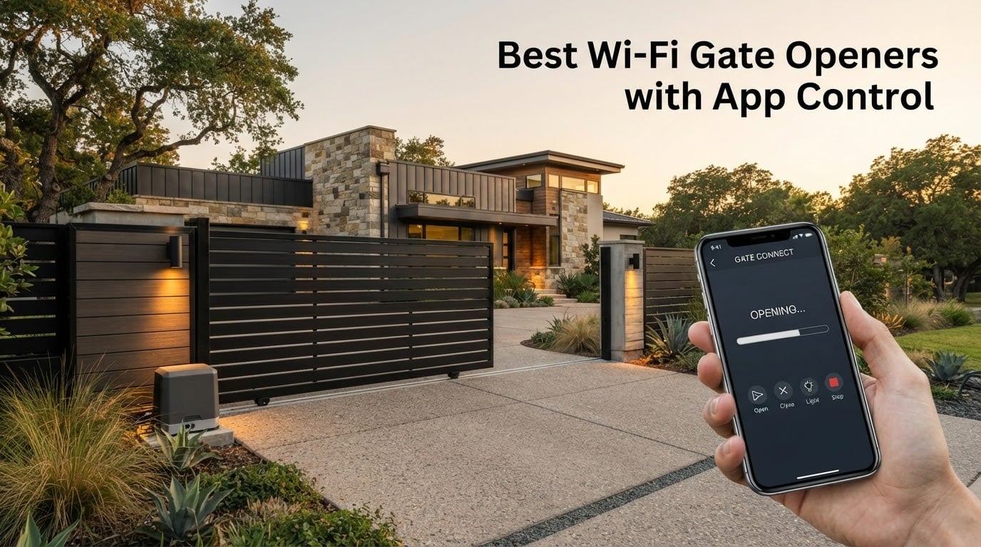 Best Wi-Fi Gate Openers with App Control