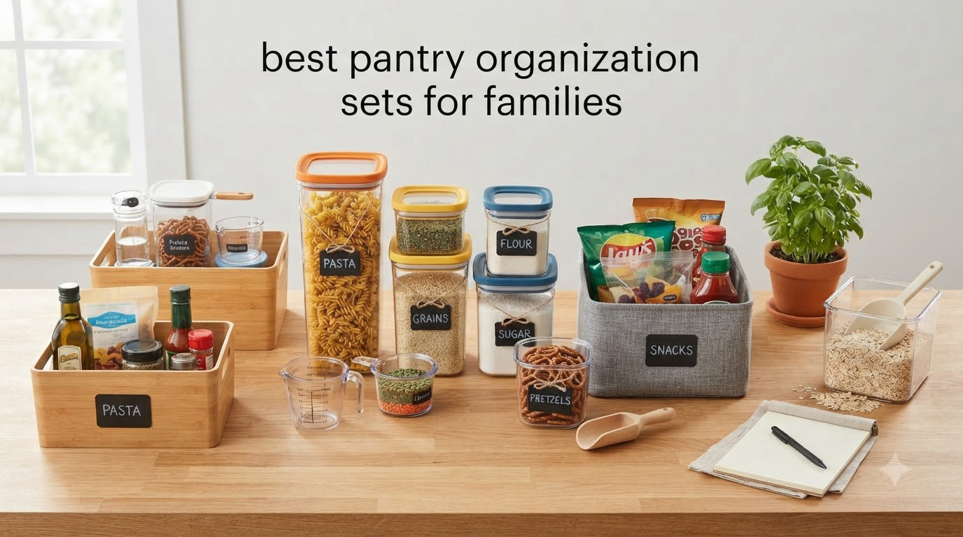 best pantry organization sets for families