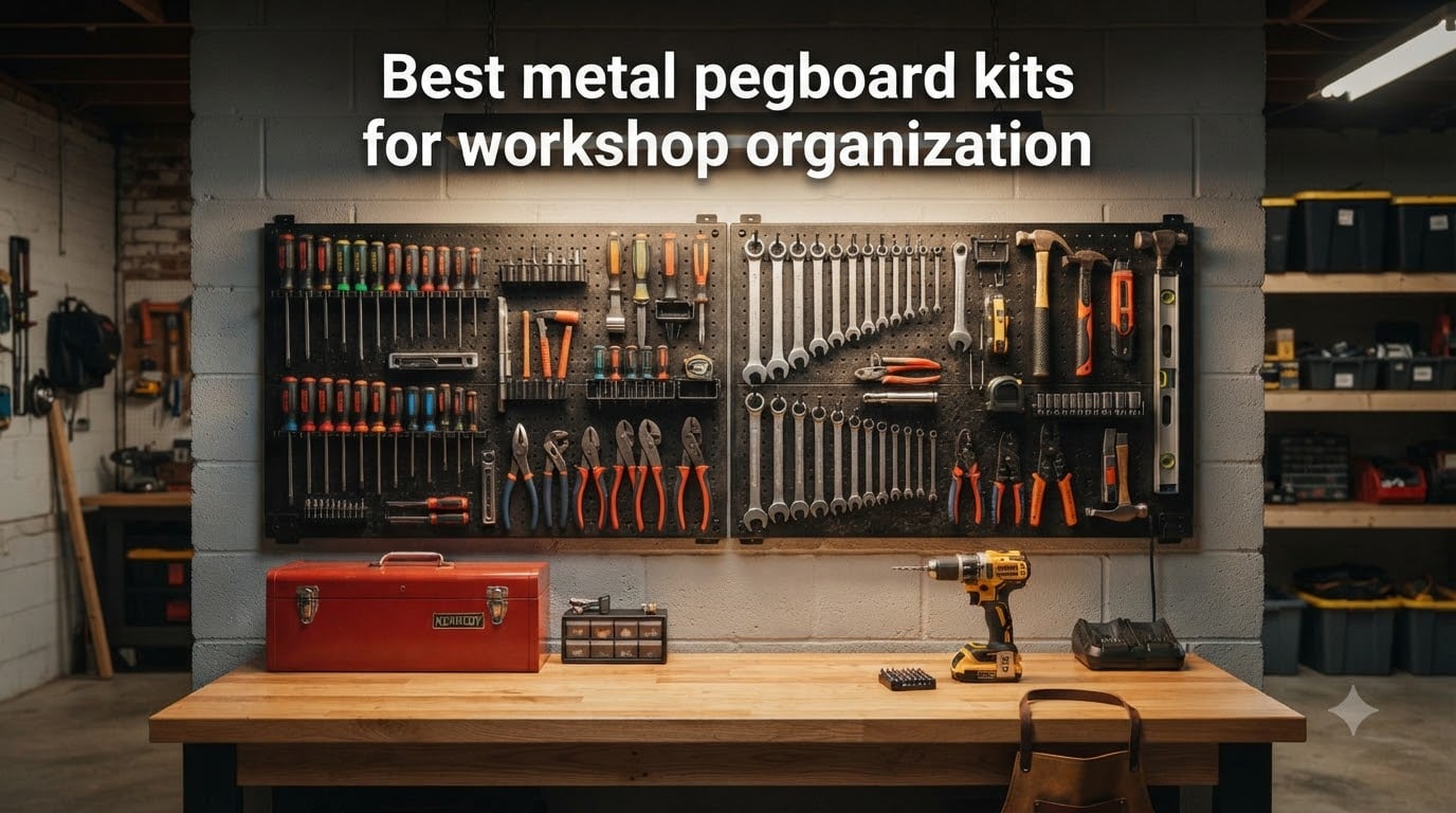 Best metal pegboard kits for workshop organization