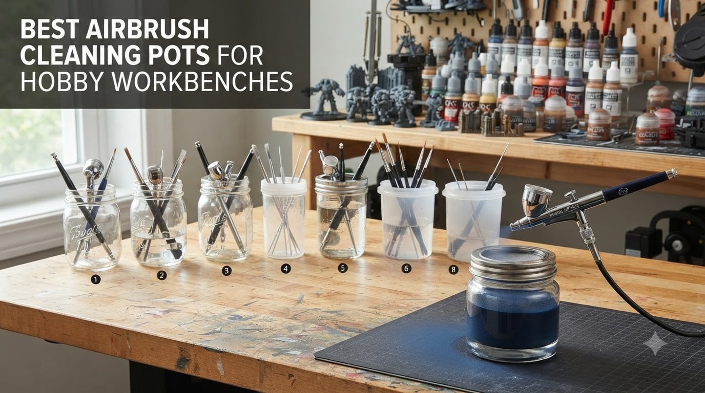 best airbrush cleaning pots for hobby workbenches