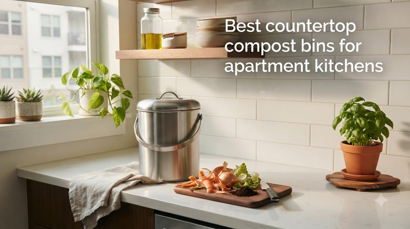 Best countertop compost bins for apartment kitchens