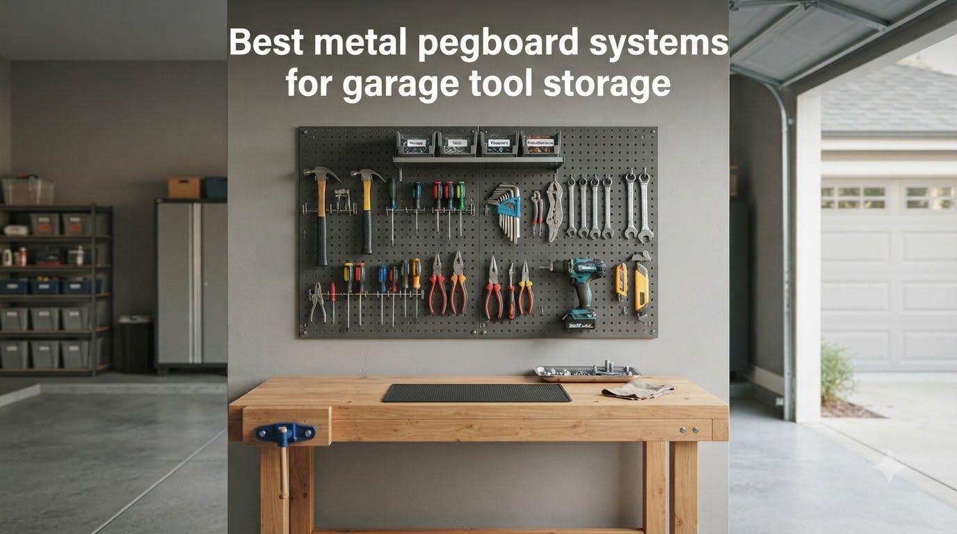Best metal pegboard systems for garage tool storage