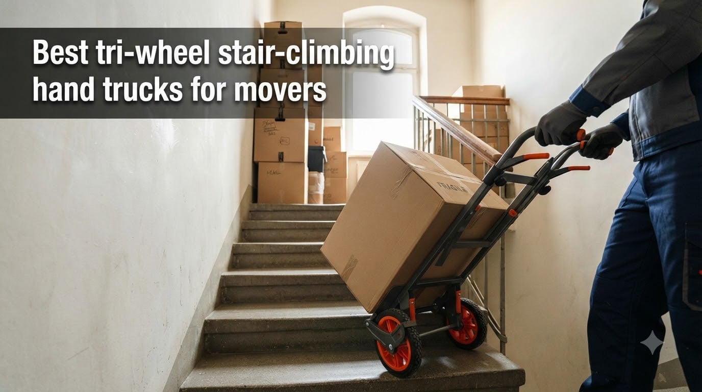 Best tri-wheel stair-climbing hand trucks for movers