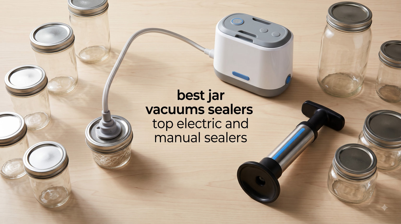 best jar vacuums sealers top electric and manual sealers