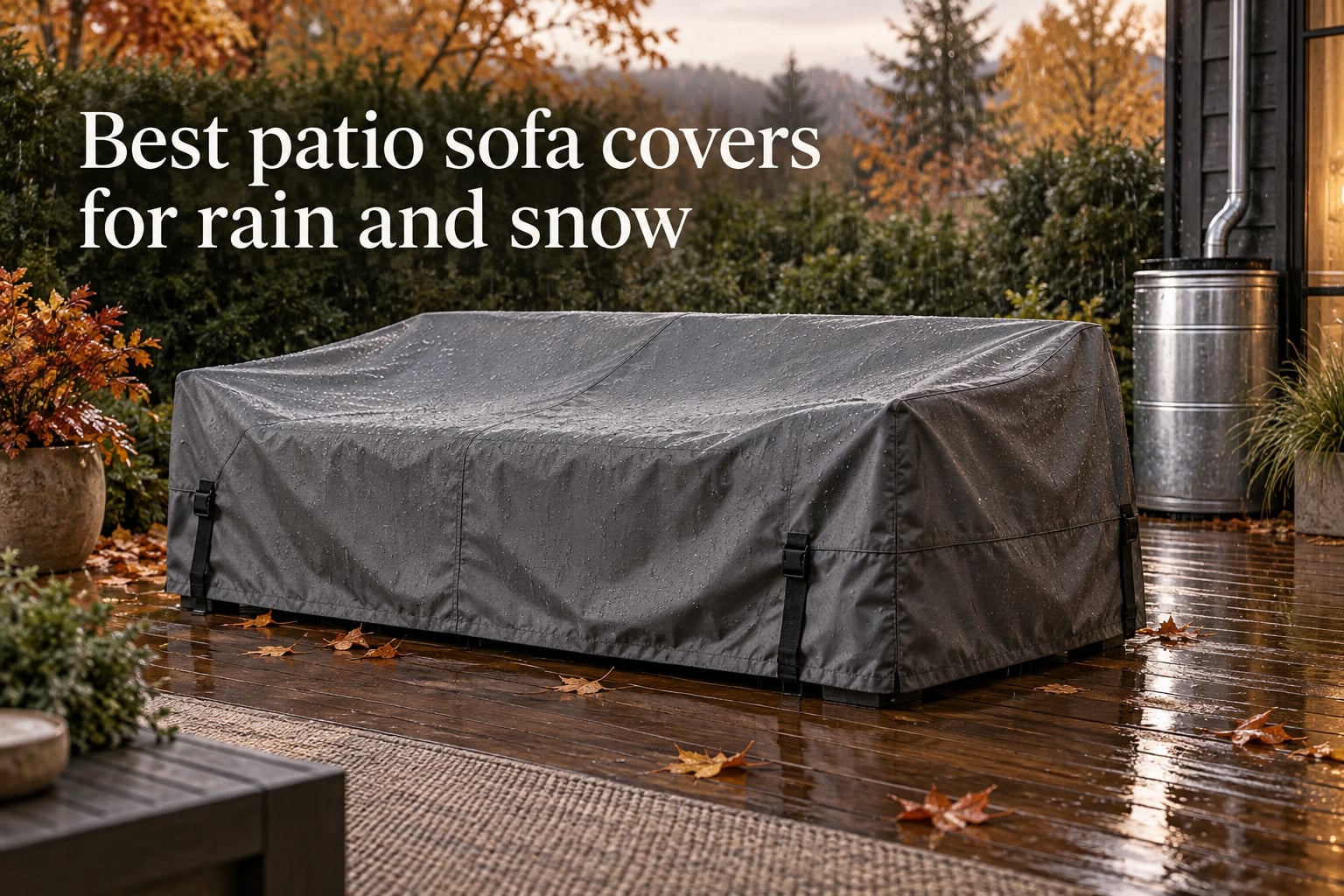 Best patio sofa covers for rain and snow