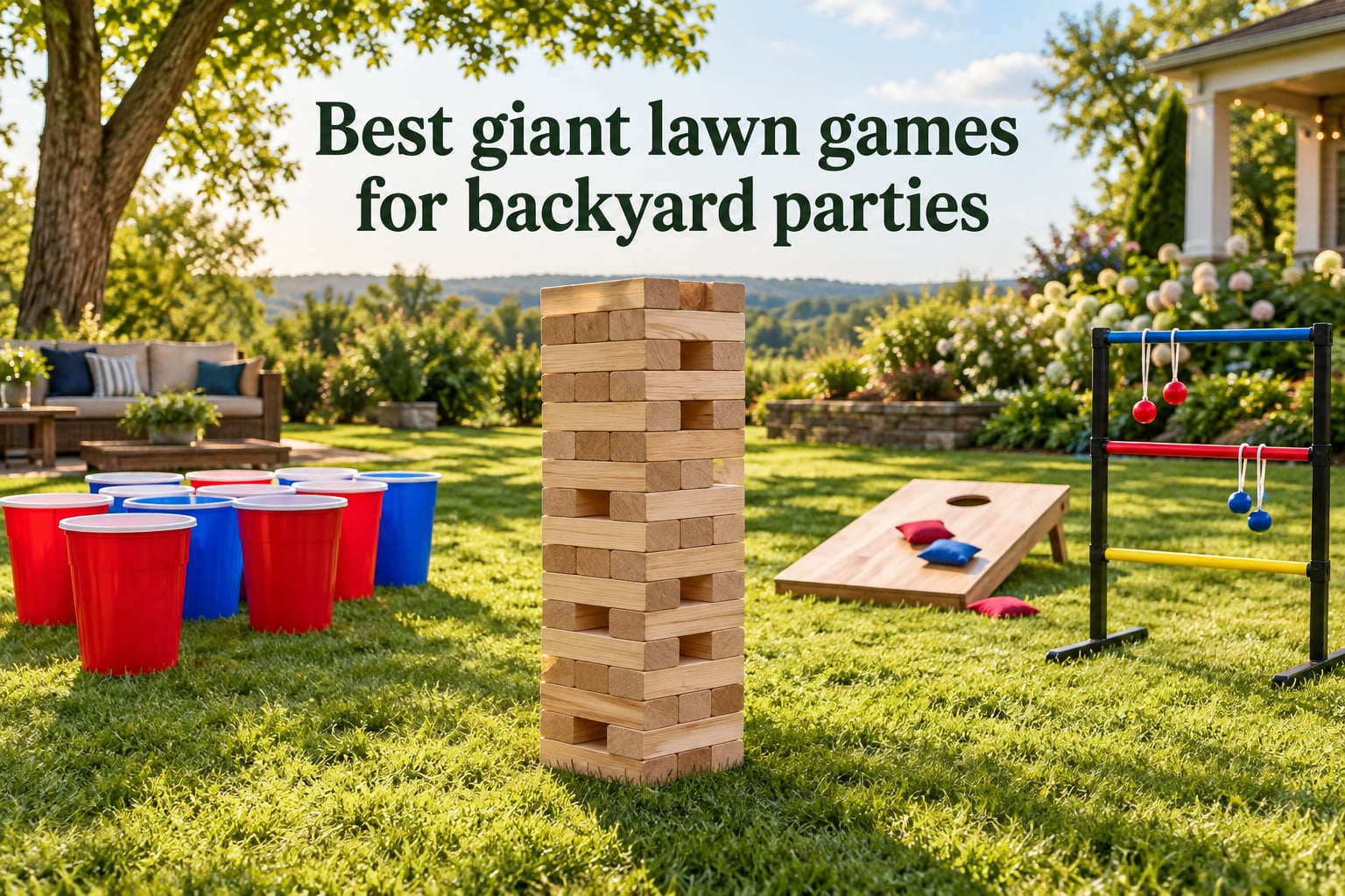 Best giant lawn games for backyard parties