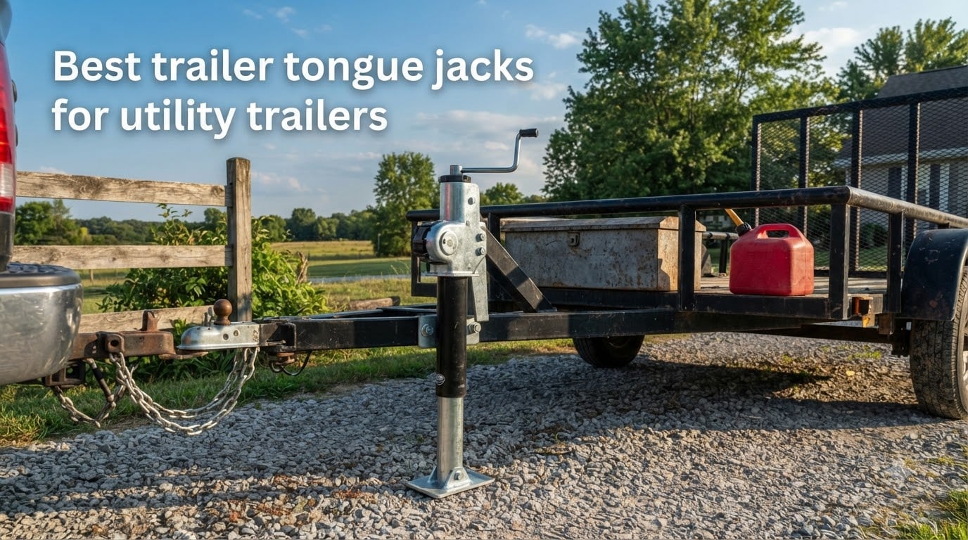 Best trailer tongue jacks for utility trailers