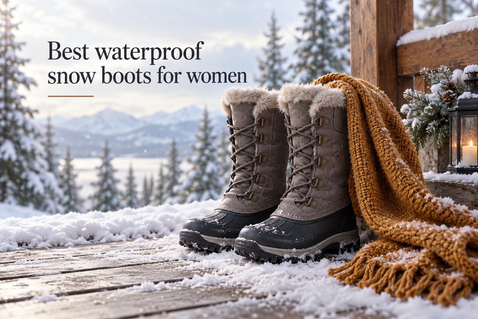Best waterproof snow boots for women