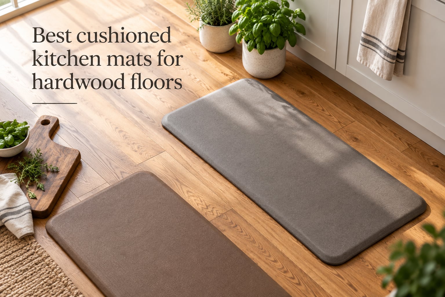 Best cushioned kitchen mats for hardwood floors