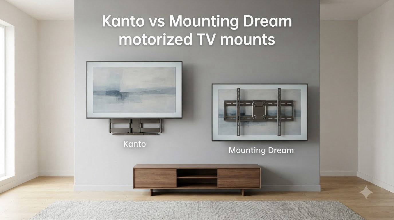 Kanto vs Mounting Dream motorized TV mounts