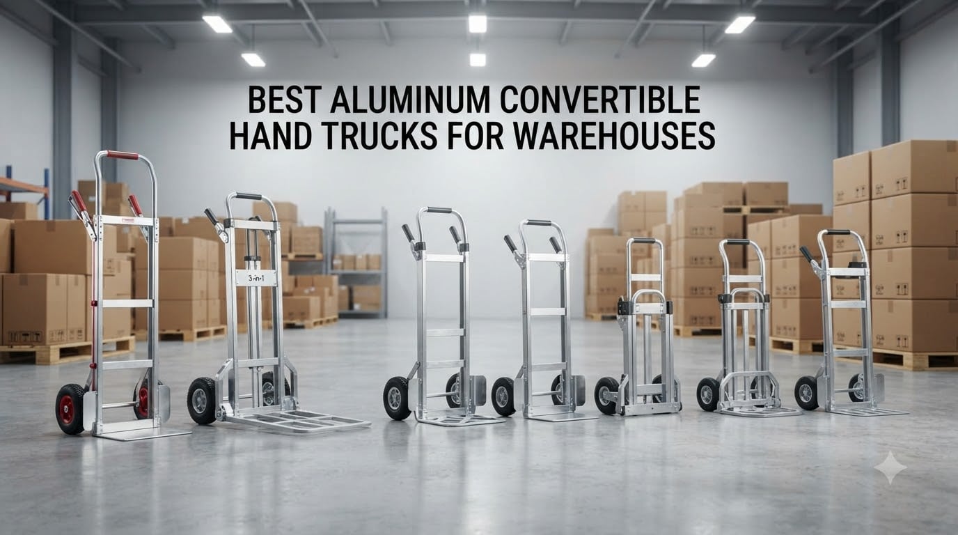 Best aluminum convertible hand trucks for warehouses