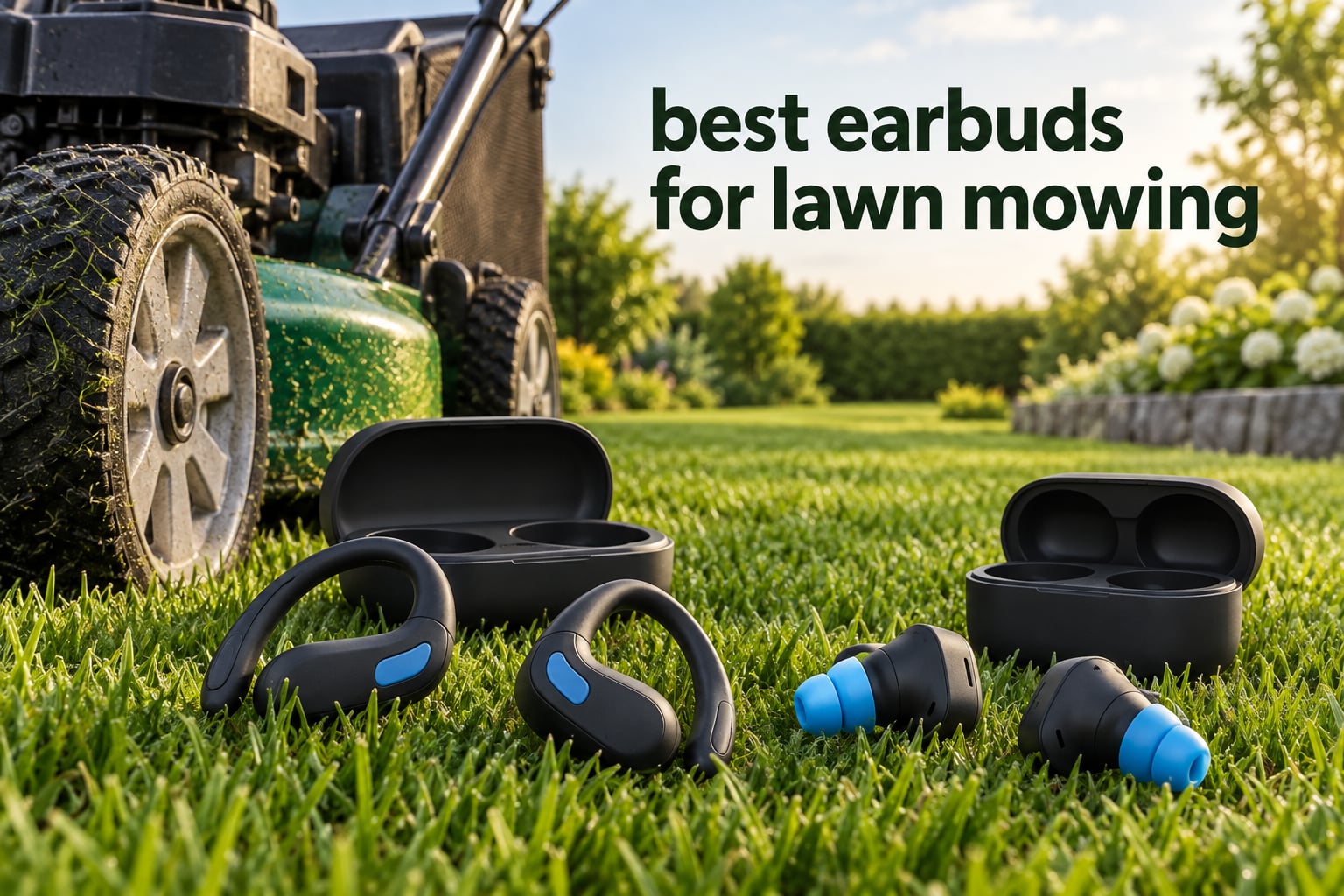best earbuds for lawn mowing