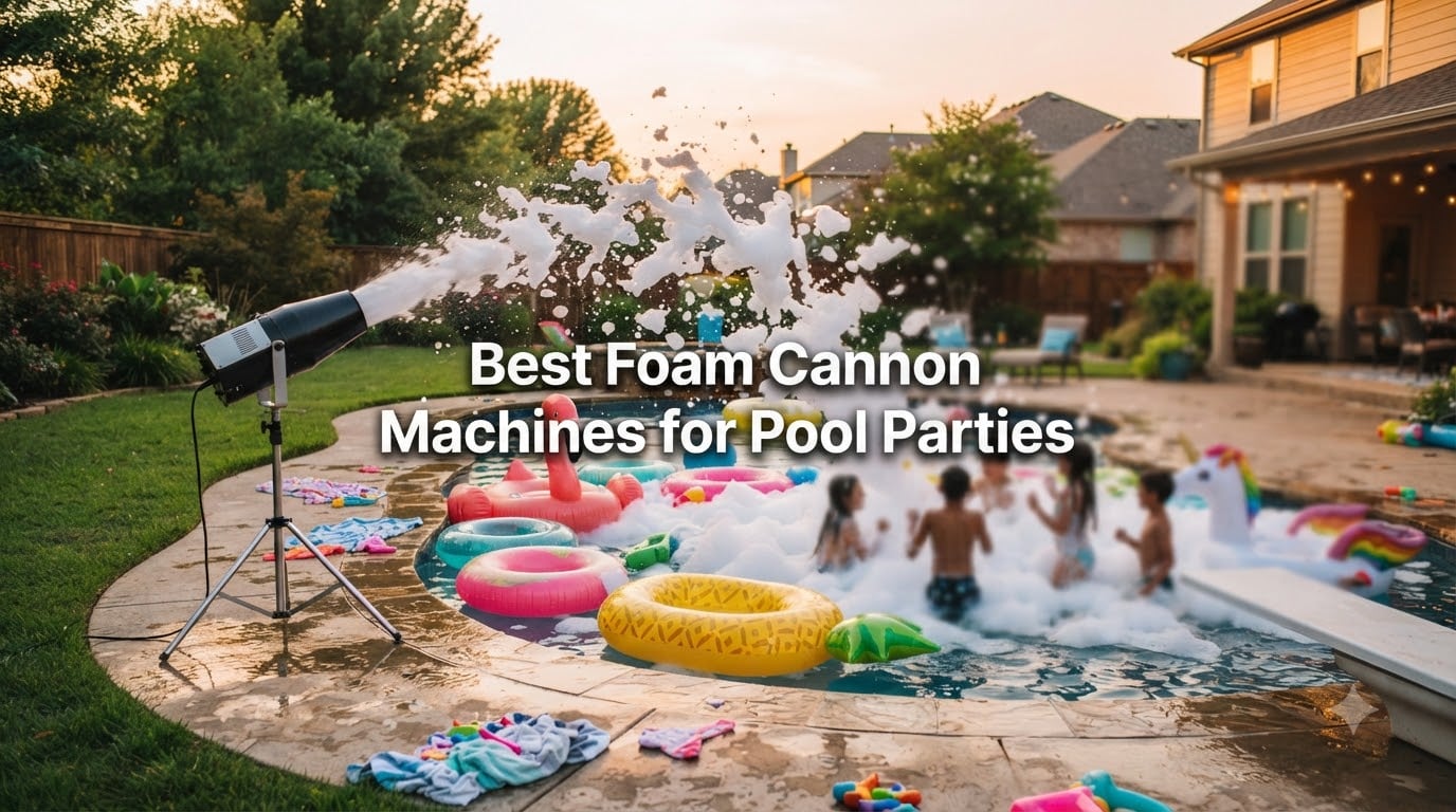 Best Foam Cannon Machines for Pool Parties
