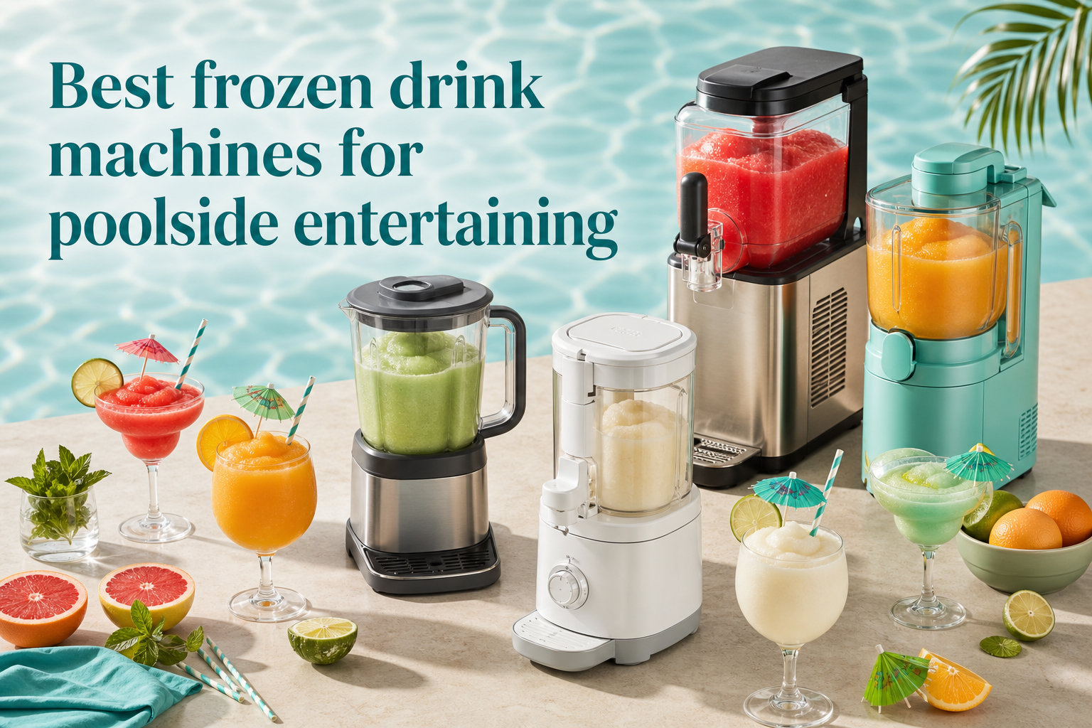 Best frozen drink machines for poolside entertaining