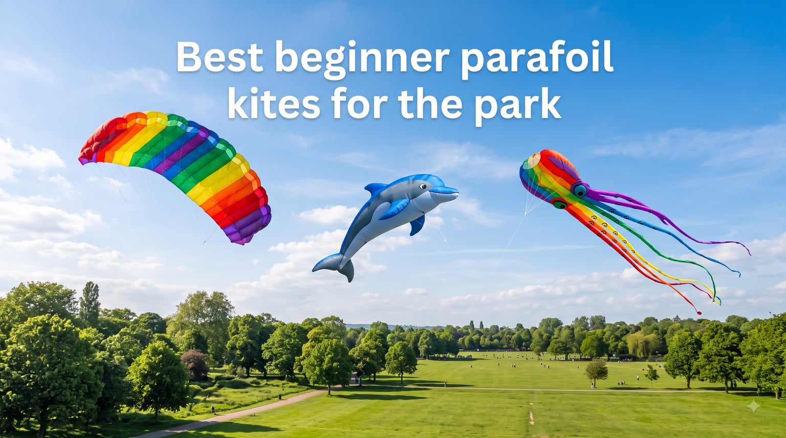 Best beginner parafoil kites for the park