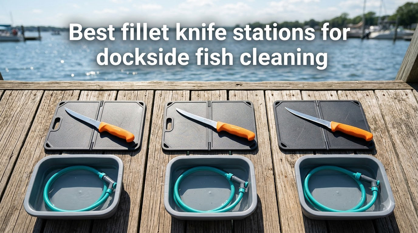 Best fillet knife stations for dockside fish cleaning