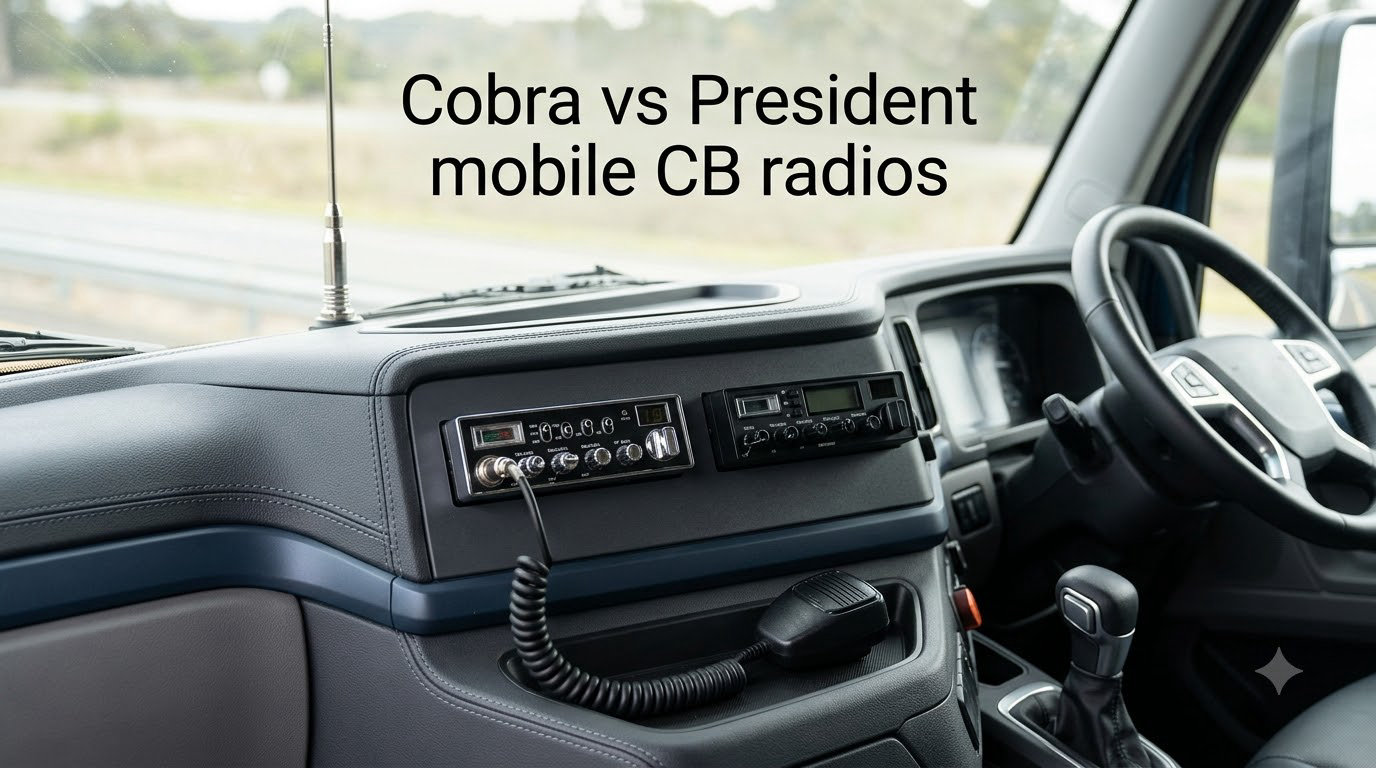 Cobra vs President mobile CB radios