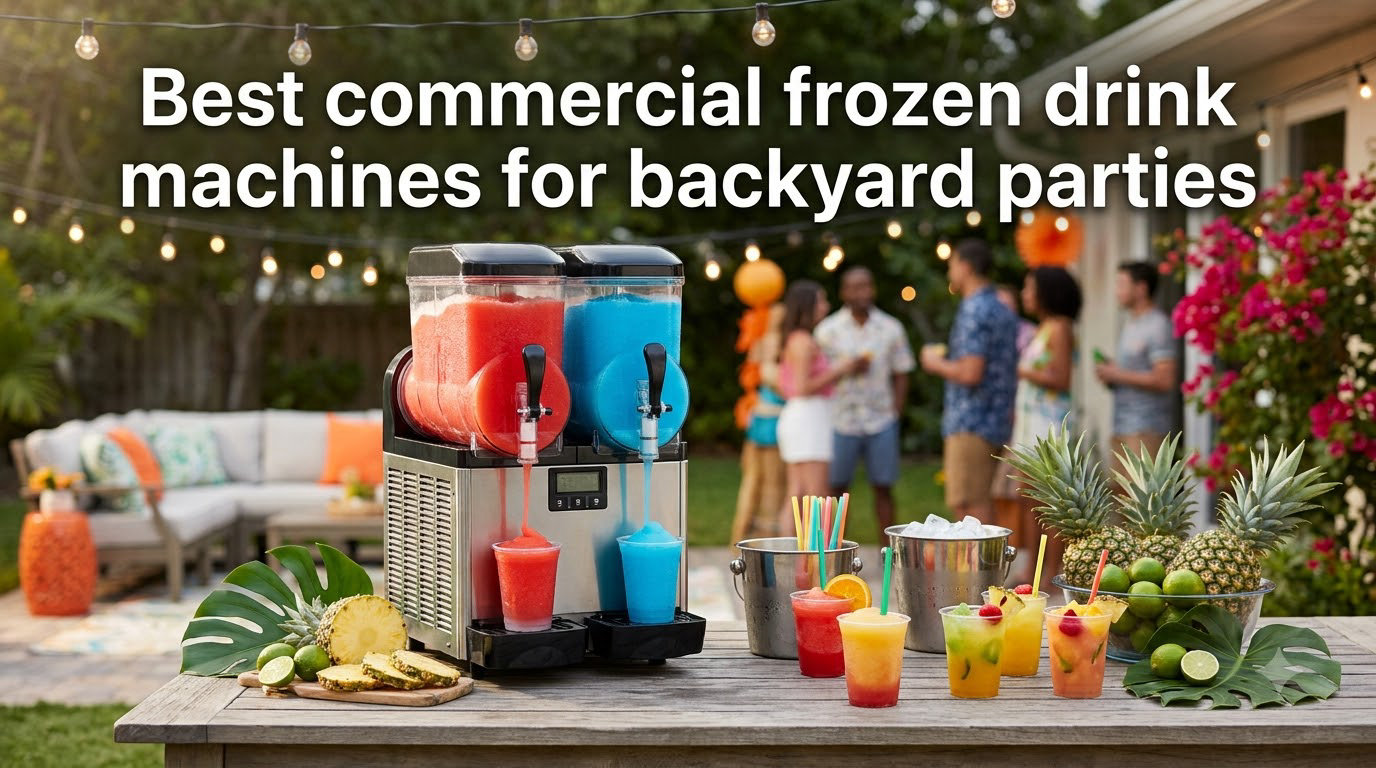 Best commercial frozen drink machines for backyard parties