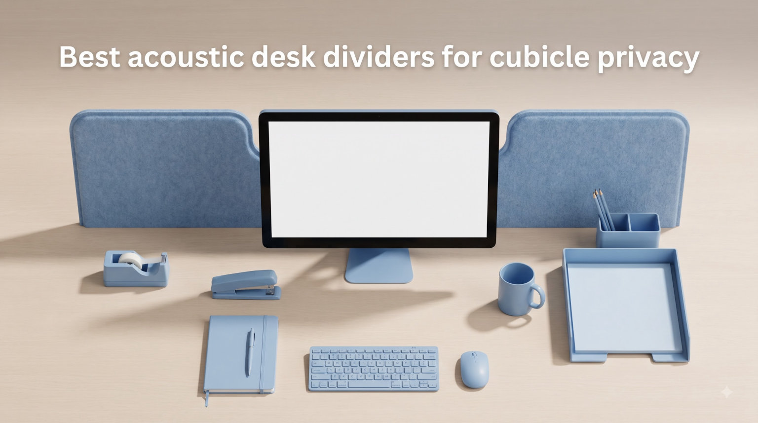 Best acoustic desk dividers for cubicle privacy