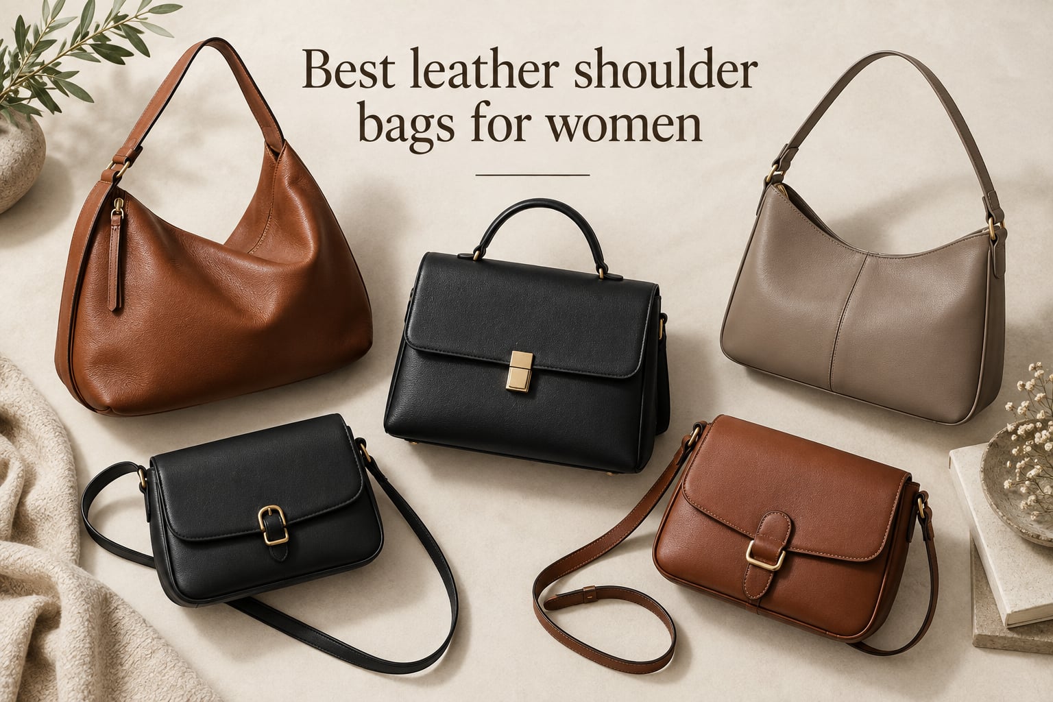 Best leather shoulder bags for women