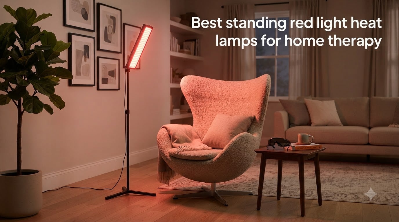Best standing red light heat lamps for home therapy