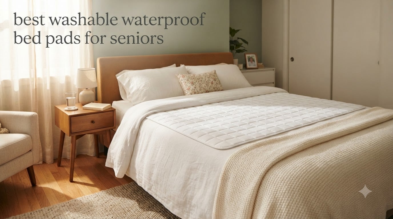 best washable waterproof bed pads for seniors