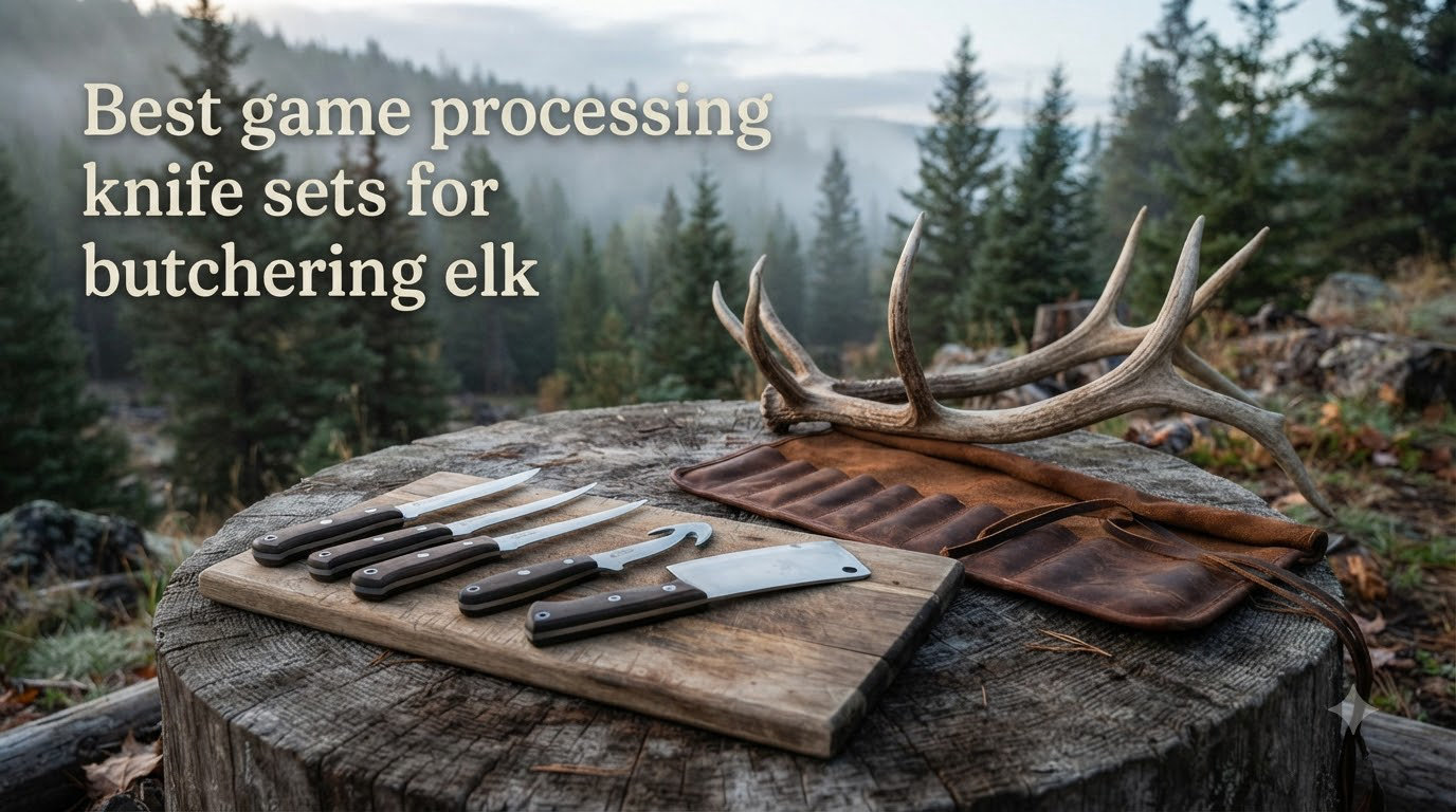 Best game processing knife sets for butchering elk
