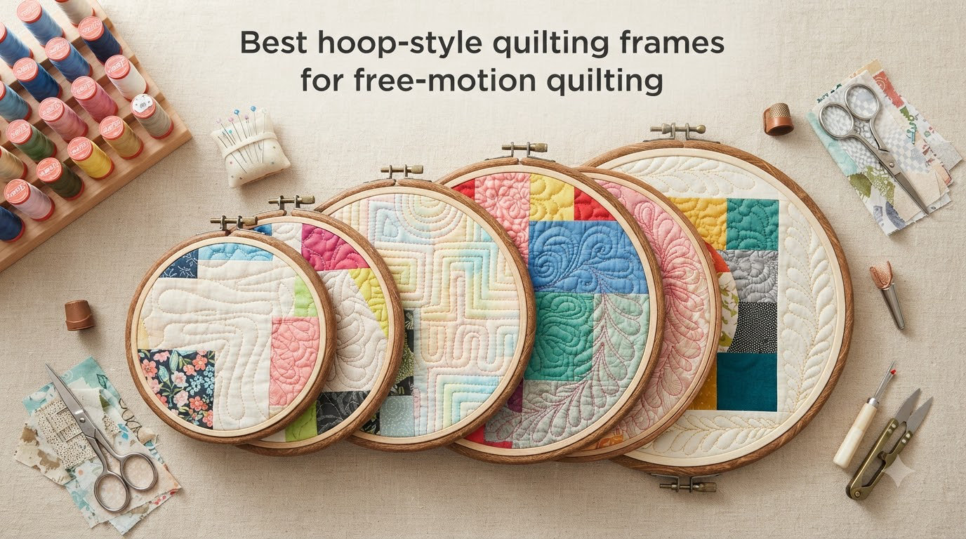 Best hoop-style quilting frames for free-motion quilting