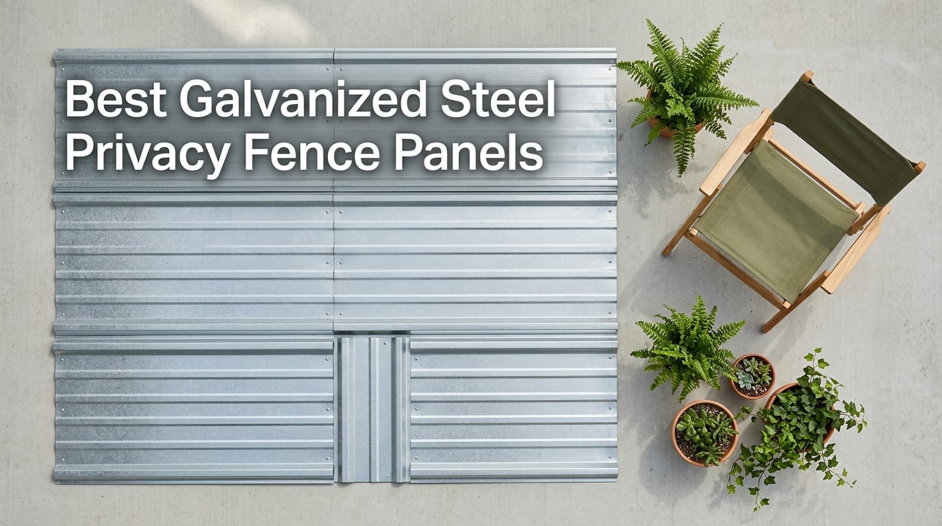 Best Galvanized Steel Privacy Fence Panels